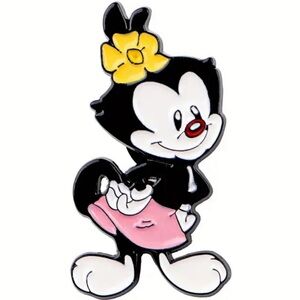 Dot Warner Youngest Warner Sibling Animaniacs 1993 Enamel Metal Pin